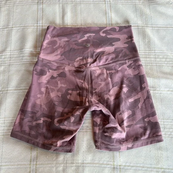 Lululemon Align Short 6" Incognito Camo Pink Taupe Multi 4 - Picture 5 of 10